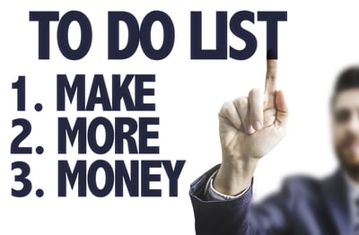 Business man pointing the text To Do List - Make More Money